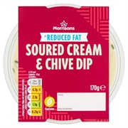 Reduced Fat Soured Cream & Chive Dip