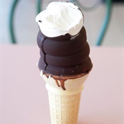 Chocolate Dipped Ice Cream Cone