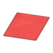 Simple Small Red Mat