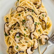 Mushroom "Carbonara"