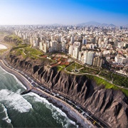Cliffs of Miraflores, Lima, Peru