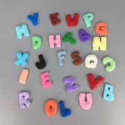 Alphabet Fondant