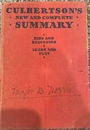 Culbertson's New Summary of Contract Bridge (Ely Culbertson (1935))