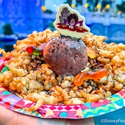 Worms and Dirt Funnel Cake