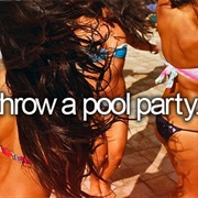 Throw a Pool Party