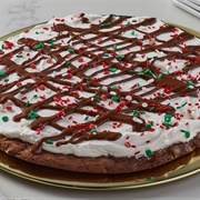 Christmas Cookie Pizza