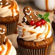 Vegan Gingerbread Cupcake