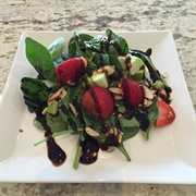 Spinach Apple and Strawberry Salad