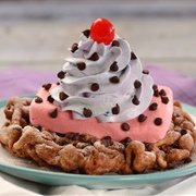 Cherry Blossom Funnel Cake