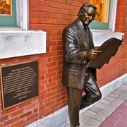 Roland M. Manteiga Statue