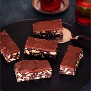 Broken Biscuit Chocolate Fudge Slice