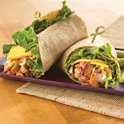BBQ Chicken and Coleslaw Wrap