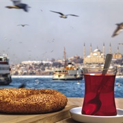Drink Tea in Istanbul