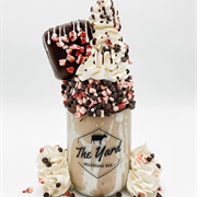 The Yard Milkshake Bar Peppermint Frozen Hot Chocolate Milkshake