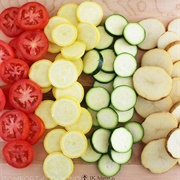Sliced Vegetables