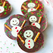 Snowman Chocolate Cups