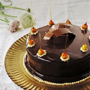 Mirror Glaze Cake W/Genoise Sponge