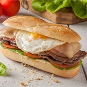 Chivito Al Pan - Uruguay