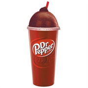 Frozen Dr. Pepper