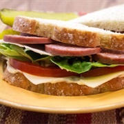 Summer Sausage Sandwich