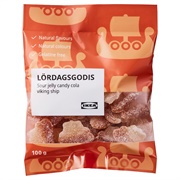 LÖRDAGSGODIS Sour Jelly Candy, Cola Flavor