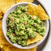 Guacamole and Tortilla Chips