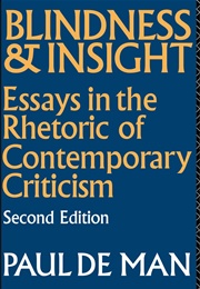 Blindness and Insight (Paul De Man)