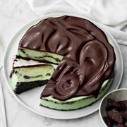 Mint Chocolate Chip Cheesecake