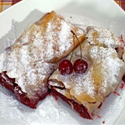 Syrupy Cherry Pastries