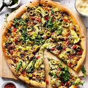 Mediterranean Vegetable Pizza