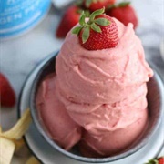Strawberry Banana Nice Cream