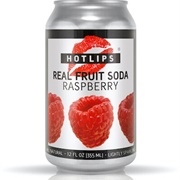 Hotlips Real Fruit Soda Raspberry