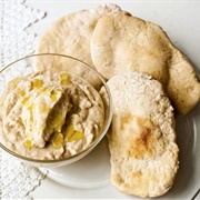 Pitta Bread With Taramasalata