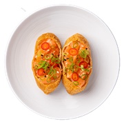 Dynamite Salmon Inari Taco