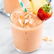 Strawberry, Mango, Passionfruit & Coconut Smoothie