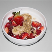 Fruit and Cereals in Coconut Milk