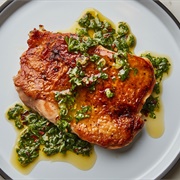 Chicken Under a Brick