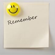 Tries Hard Not to Forget Anything