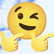 Winking Face (And Pointing Hands)