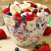 Red White Blue Cheesecake Salad