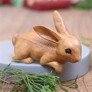 Wooden Bunny