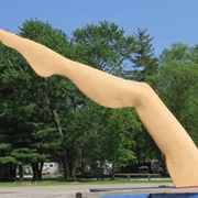 Giant Lady's Leg Sundial