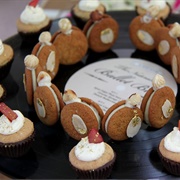 24 Petit Fours: 12 Biscuit Based, 12 Sponge Based