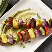 Avocado and Kebab