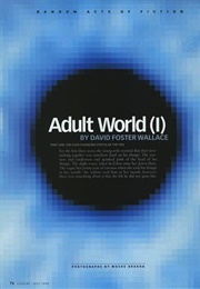 Adult World (David Foster Wallace)