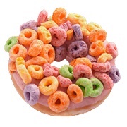 Krispy Kreme Froot Loops Donut