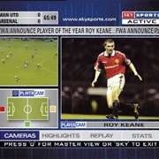 Used Player Cam on Sky Sports
