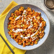 Masala Spiced Pork Pilaf