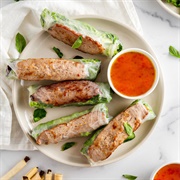Lemongrass Pork Summer Rolls