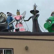 Wizard of Oz Metal Statues